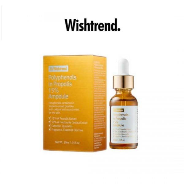 By Wishtrend Polyphenol In Propolis 15% Ampoule 30ml
